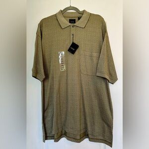 NWT Men’s Izod Golf Polo Shirt, size Large, Green